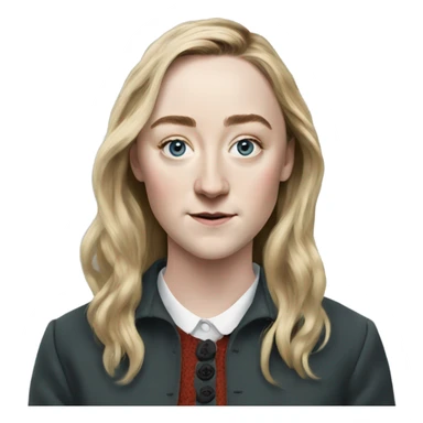 Saoirse Ronan realistic sticker