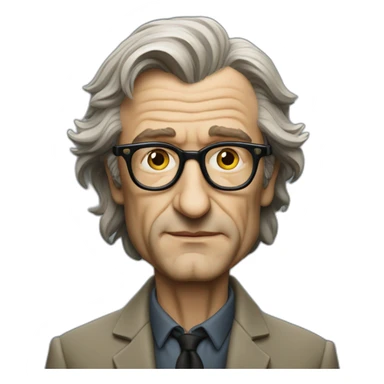 Wim Wenders vieux sticker