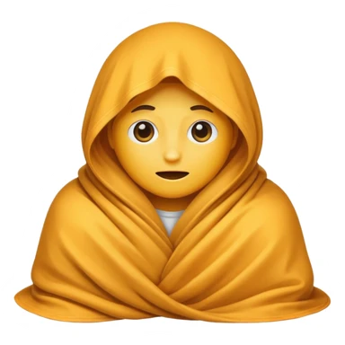 Someone under the blanket sticker