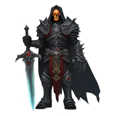 Lord Soth the death knight  sticker