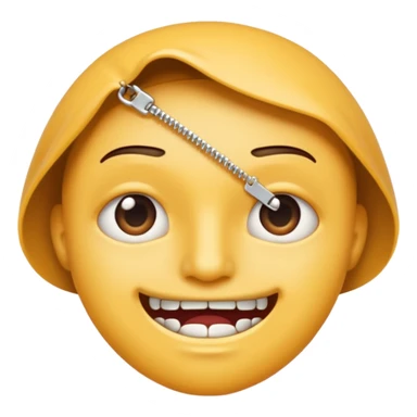 Shut up emoji  sticker