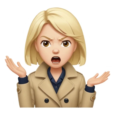 a karen mom yelling at somebody that wont take their dog out sticker