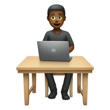 a human is working on a laptop sticker