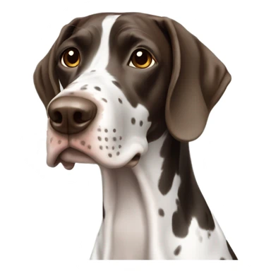 French pointer sticker