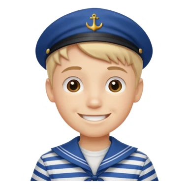 boy sailor sticker