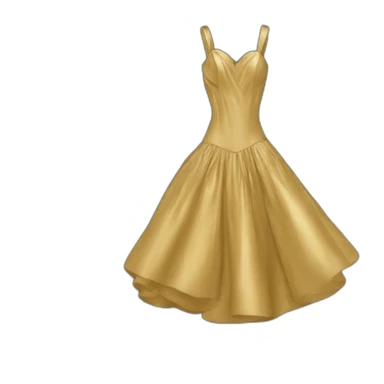 Dior gold dress sticker