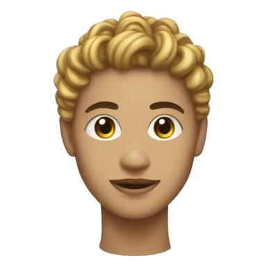 light skin with coils sticker