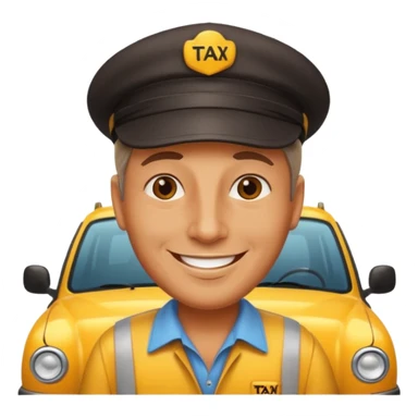 taxi driver sticker