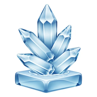 full  ice sculpture sticker