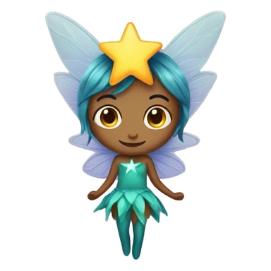 Star shape fairy sticker