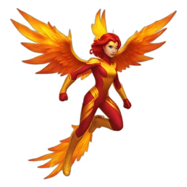 xmen phoenix sticker