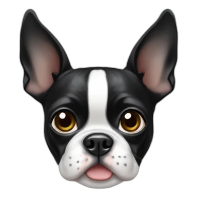 Cute Boston terrier sticker