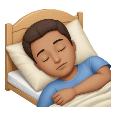 men sleeping in med sticker