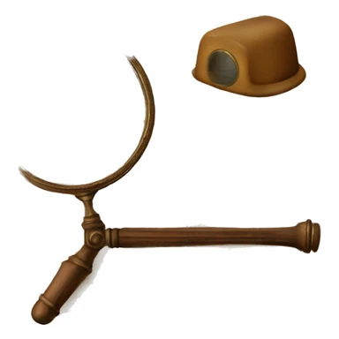 vintage book with magnifying glass sticker