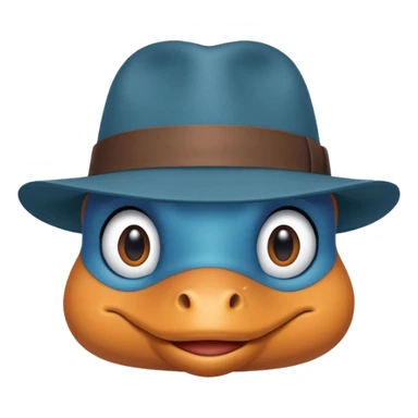 Perry the platypus sticker