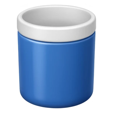 Blue container sticker