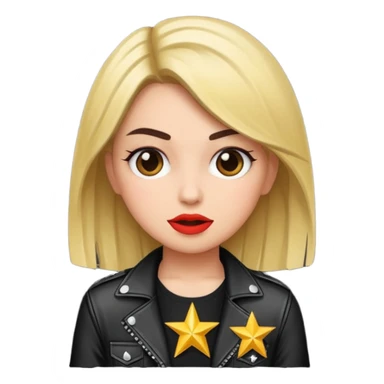 rockstar girl sticker