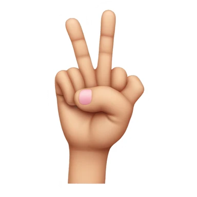 the pinky finger sticker