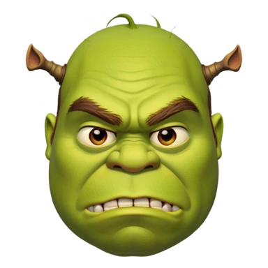 Злой шрек sticker