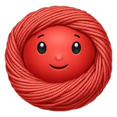red ball of yarn sticker