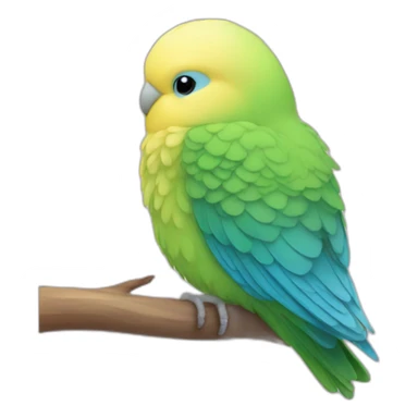 budgerigar sleep sticker