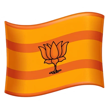 Bjp flag sticker