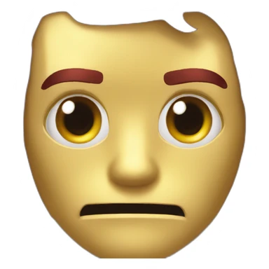 Persona con mascara de iron man sticker