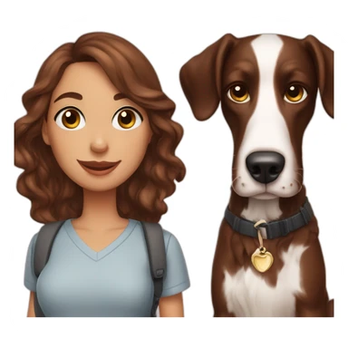 Girlfriend and boyfriend with springer spaniel sticker