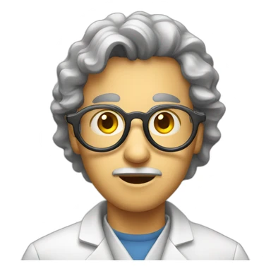 a curious scientist sticker