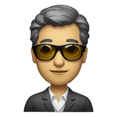 architect with sunglasses sticker