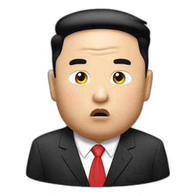 Trump Kim Jong un sticker