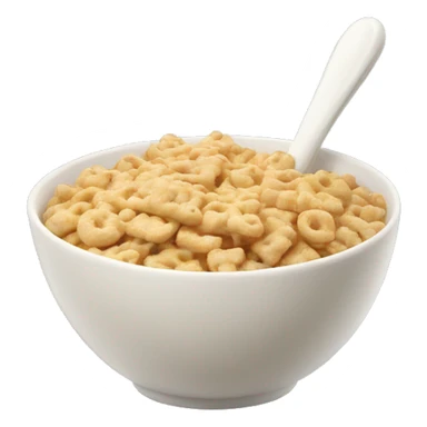 Wheetabix, a British cereal made of wheat, in a bowl with milk sticker