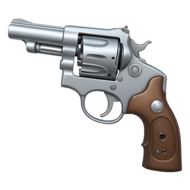 Create a revolver gun sticker