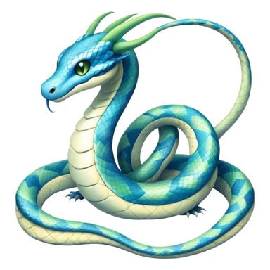 Seviper-Dragonair-Dratini-Snake-hybrid, full body sticker