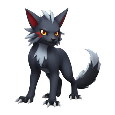 Nargacuga-Litten-Zoroark full body sticker