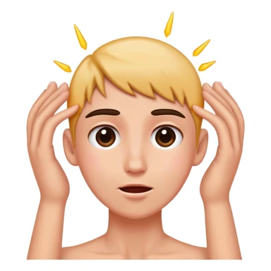 Tap on the head  sticker