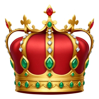RED Crown King sticker