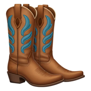 Cowboy boots sticker