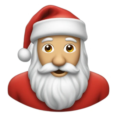 a photo of Santa klays sticker
