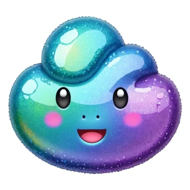 glitter nasty sticker