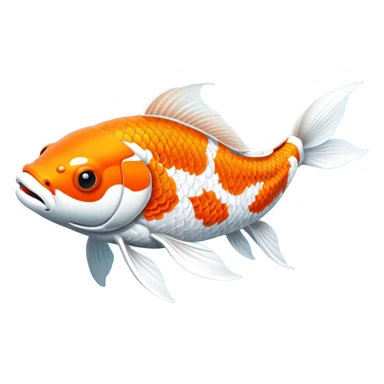 Koi fish emoji sticker