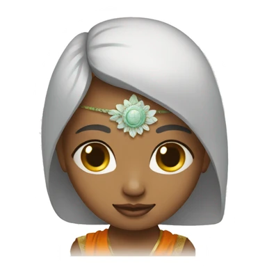 Prayer woman Hindu sticker