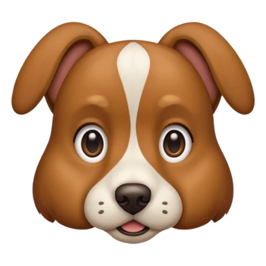 A dog looking sideways sticker