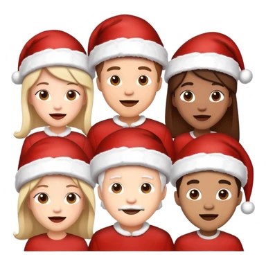 christians celebrating christmas sticker