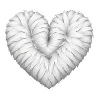 Adidas fur heart sticker