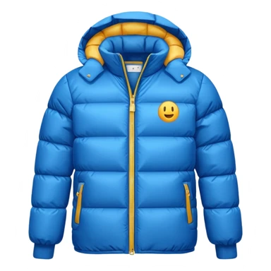 puffy winter jacket sticker