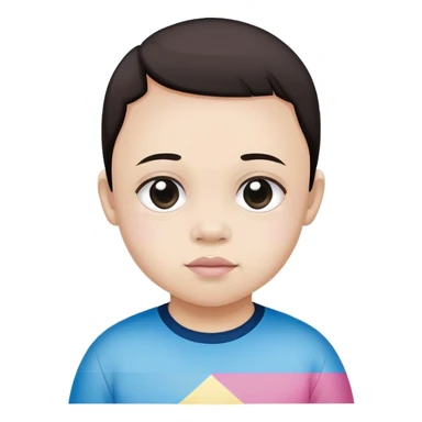 Black Down syndrome kid with a transgender flag  sticker