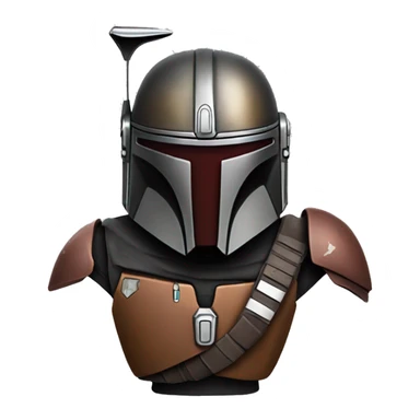 mandalorian from star wors sticker