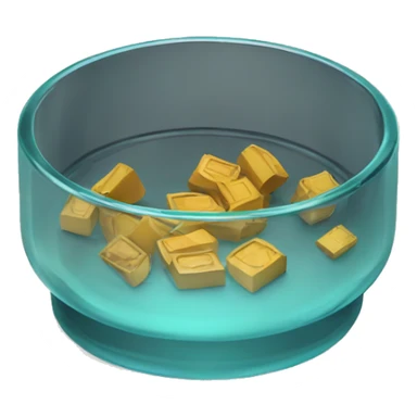 Fancy glass ashtray  sticker