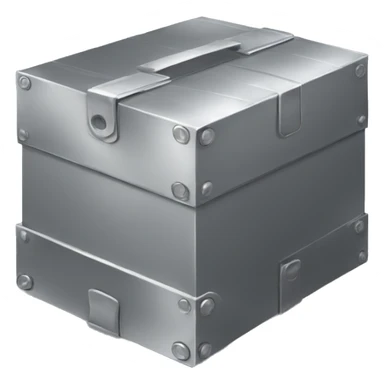 metal package box  sticker